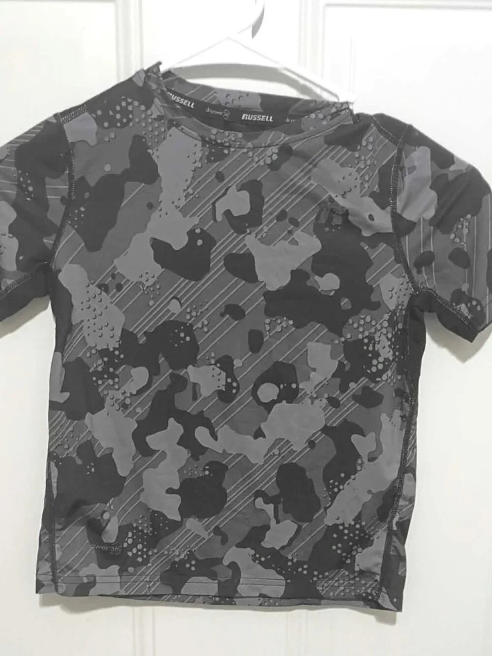 Russell Dri Power Boys Gray and Black Althletic wear size XS (4/5)